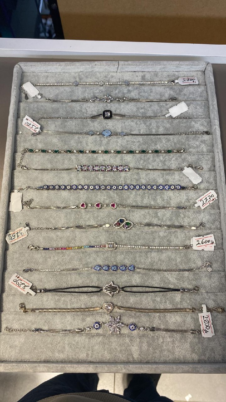 Assorted stamped 925 sterling silver bracelets available for wholesale and consignment